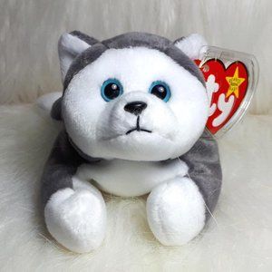 "Ty Beanie Baby" Nanook the Husky dog 1996 NWT